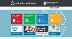 Desktop Screenshot of constructionstudycentre.co.uk